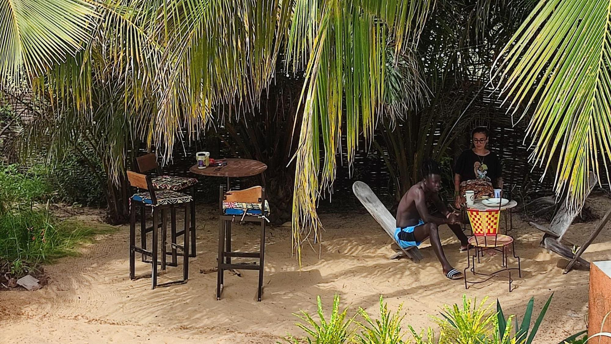 Hotel Akine Ti Kasso Piscine à Diembéreng Extérieur photo