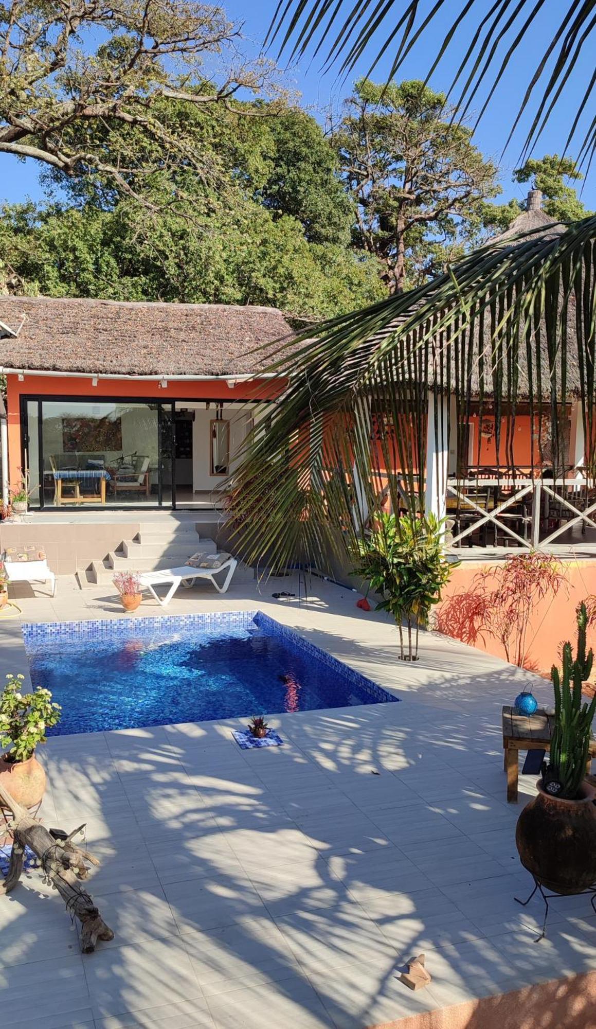 Hotel Akine Ti Kasso Piscine à Diembéreng Extérieur photo